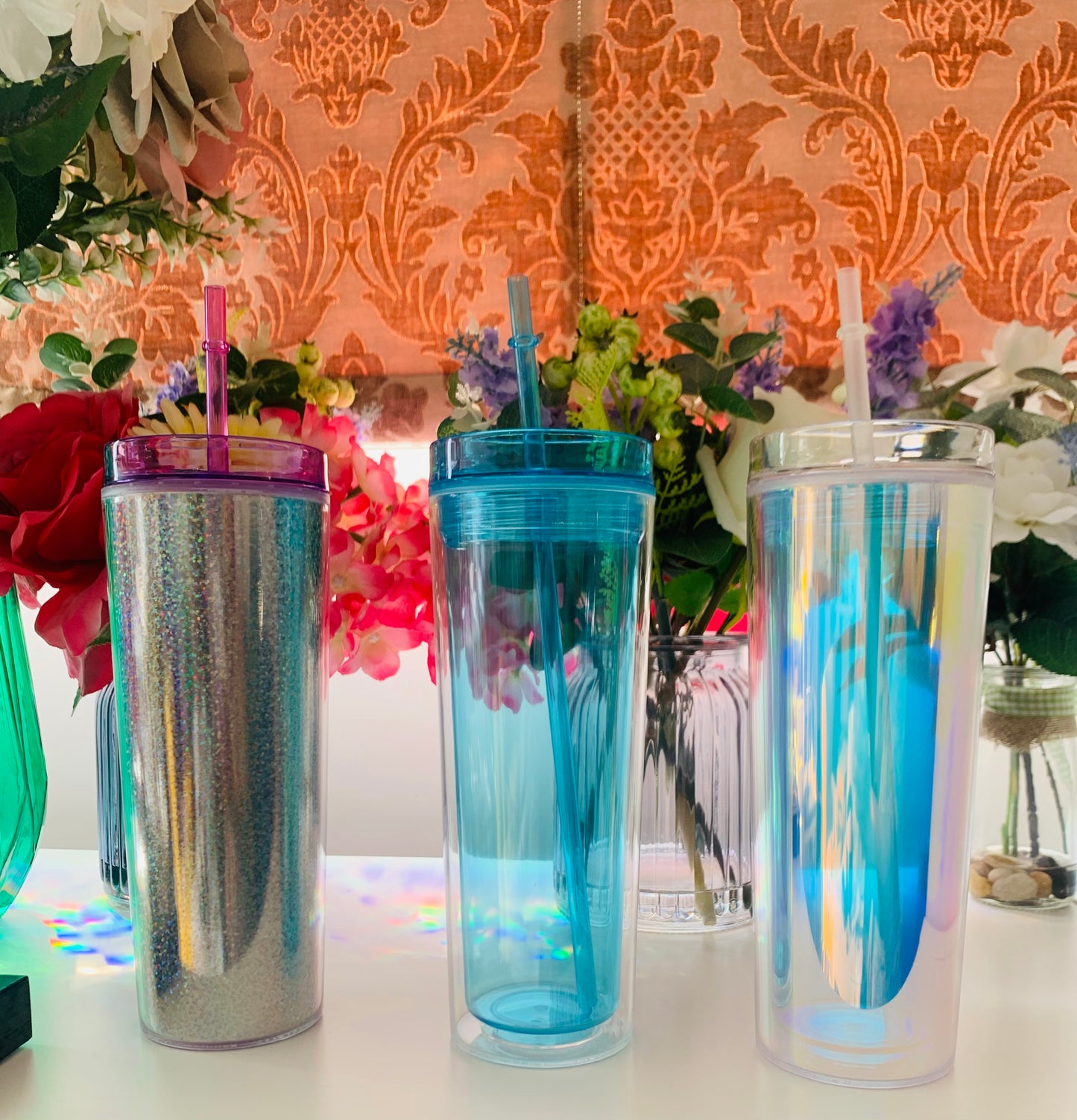 20oz Acrylic Straight Double Walled Tumblers