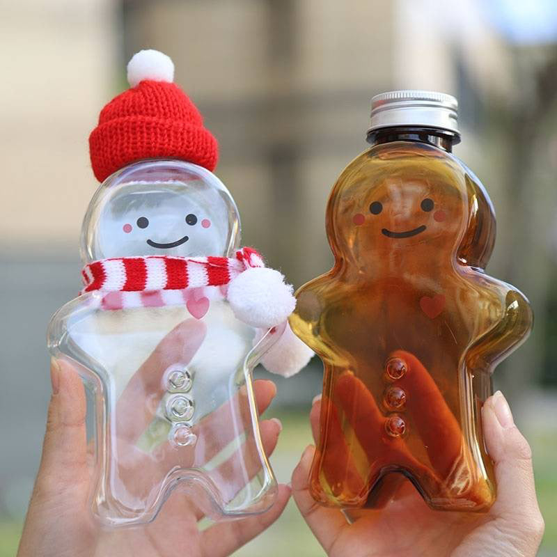 Gingerbread Man Bottles