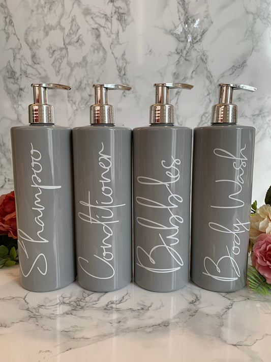 Bathroom Bottles Decal